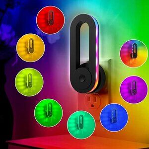 Night Light for Kids, RGB Color Changing Night Lights, LED Night Light Plug in